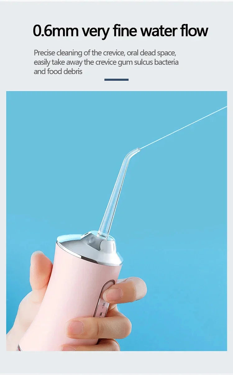 Portable Oral Irrigator - Dental Water Flosser for Teeth Cleaning & Whitening