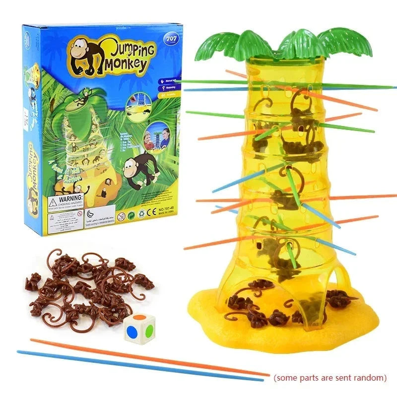 Multiplayer Tabletop Climbing Monkeys Game – Fun Interactive Parent-Child Board Game, Educational Rolling Monkey Toy for Kids