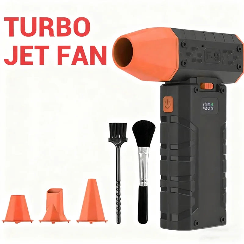 160000RPM Powerful Air Blower Handheld Car Wash Air Gun Electric Turbo Jet Fan 52m/s Wind Speed Brushless Motor Violent Fan Dry