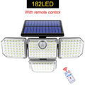 Solar Outdoor Security Light – 182/112 LED Floodlight with 3 Adjustable Modes, IP65 Waterproof Motion Sensor Lamp for Garage, Garden & Yard