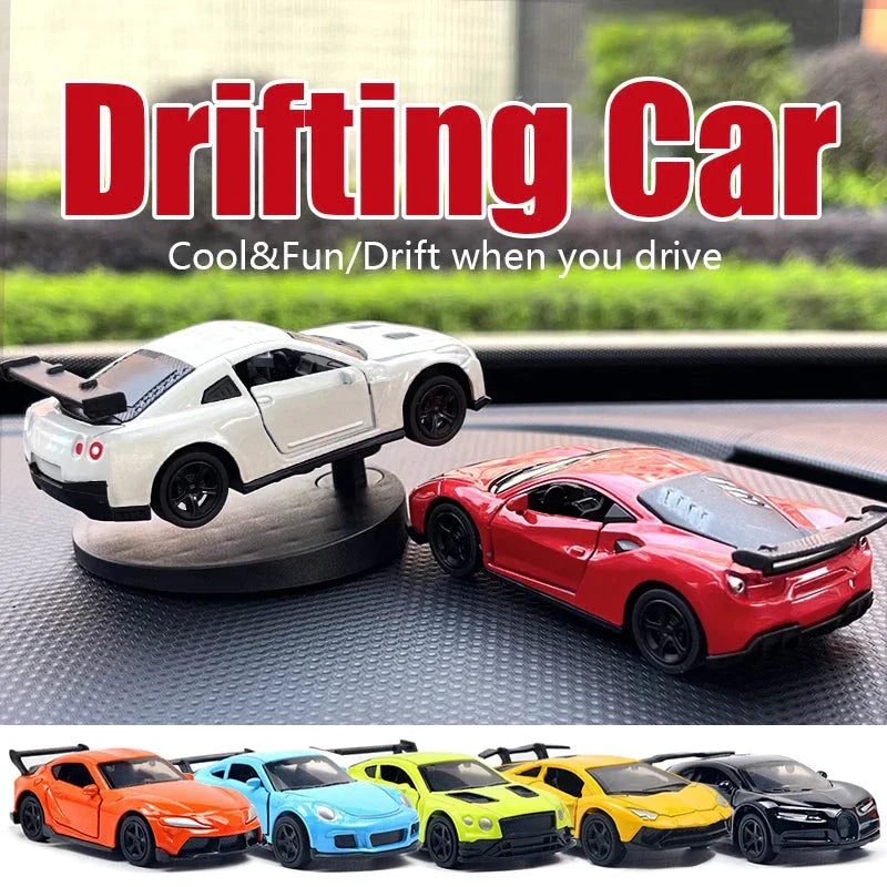Drift Car Dashboard Swing Toy - Cool Sports Race Ornament for Car Interior Decor