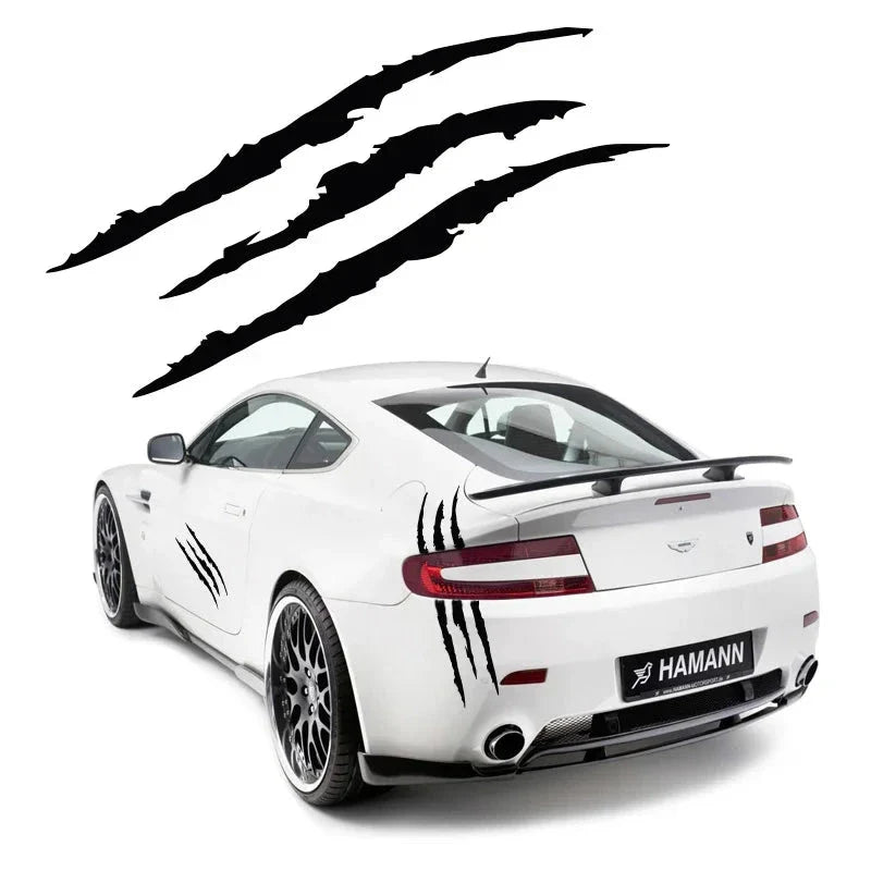 Car Stickers Ghost Claw Car Hood Vinyl Sticker Creative Modification Reflective Stickers Devil Paw Scratches Car Decoration