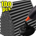 Black Hot Melt Glue Sticks - EVA Adhesive for DIY, Crafts, and General Repairs