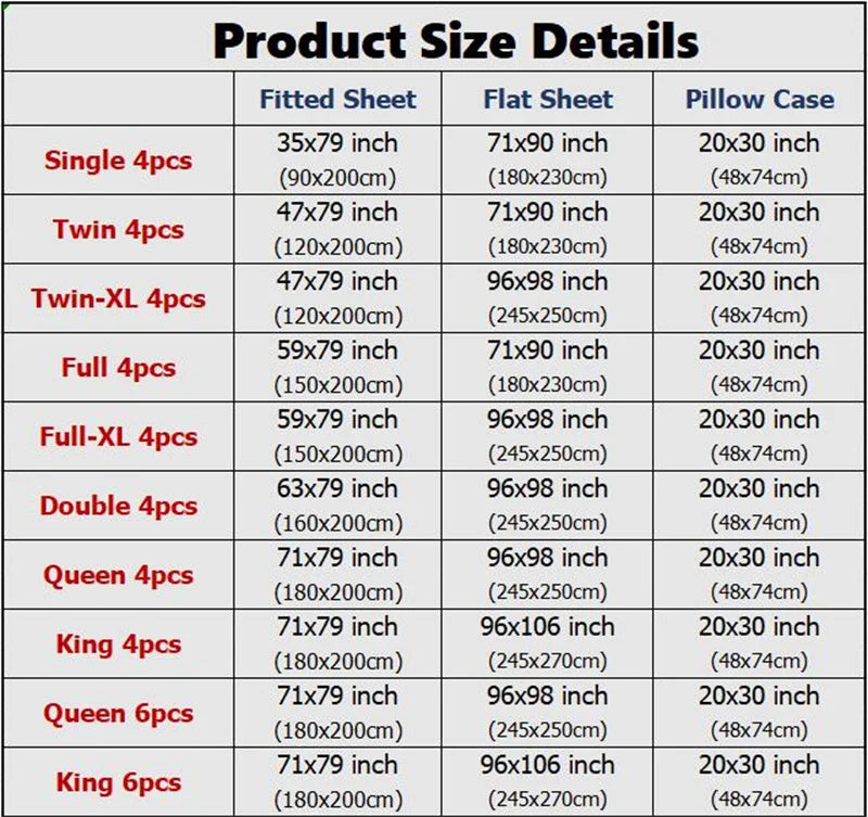 100% Egyptian Cotton Bed Sheet Set 1000TC [Queen & King]