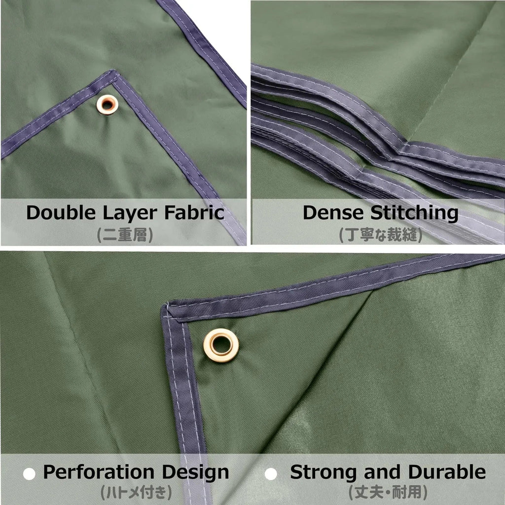 Waterproof Camping Tarp – Multi-Purpose Rain Fly, Ground Cloth & Sunshade for Outdoor Adventures