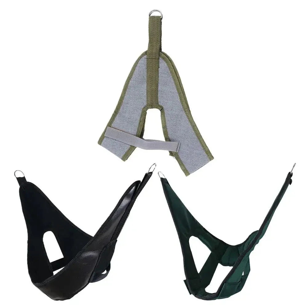Over Door Cervical Traction Device – Adjustable Neck Stretcher with Comfort Cushion