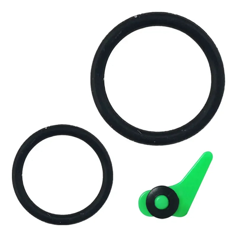 10pcs/lot Fishing Rod Pole Hook Keeper - Securely Silicone Ring Iso Hold Bait Lures and Jigs for Safe and Easy Fishing