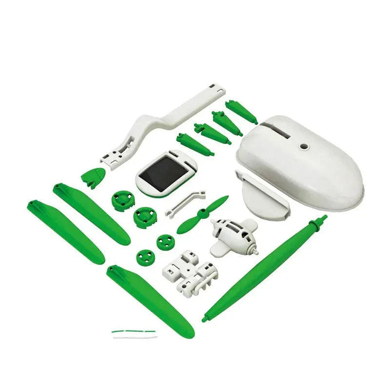 6-In-1 Solar-Powered Robot Kit - DIY Educational Toys for Kids, STEM Assembly Set