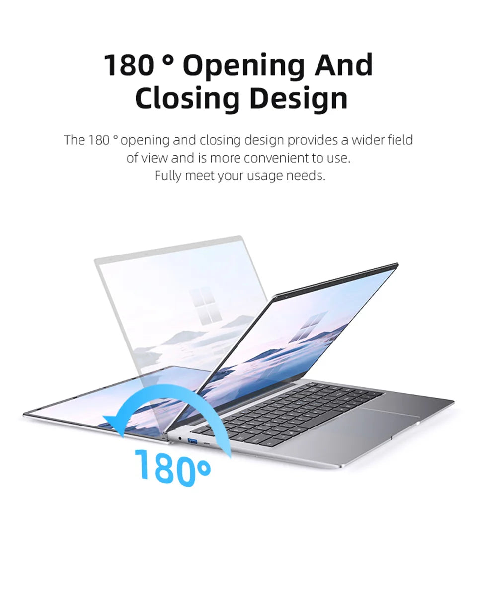 Windows 11 14.1 inch Laptop Computer intel i7 7500U Intel A3950 Laptops 1080P 12GB DDR4 1TB 2TB SSD Portable i7 Laptop Notebook
