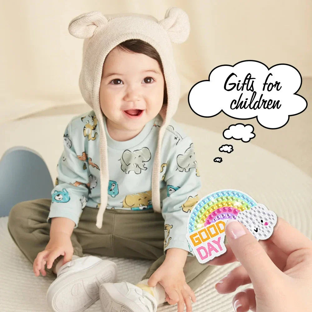 Children's Unicorn Diamond Painting Kit - DIY Keychain Sticker Art for Girls