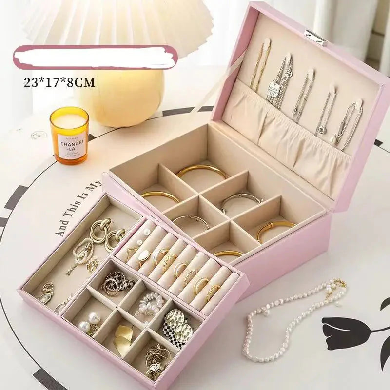 Jewelry Storage Box – Necklace & Earrings Organizer for Gifts
