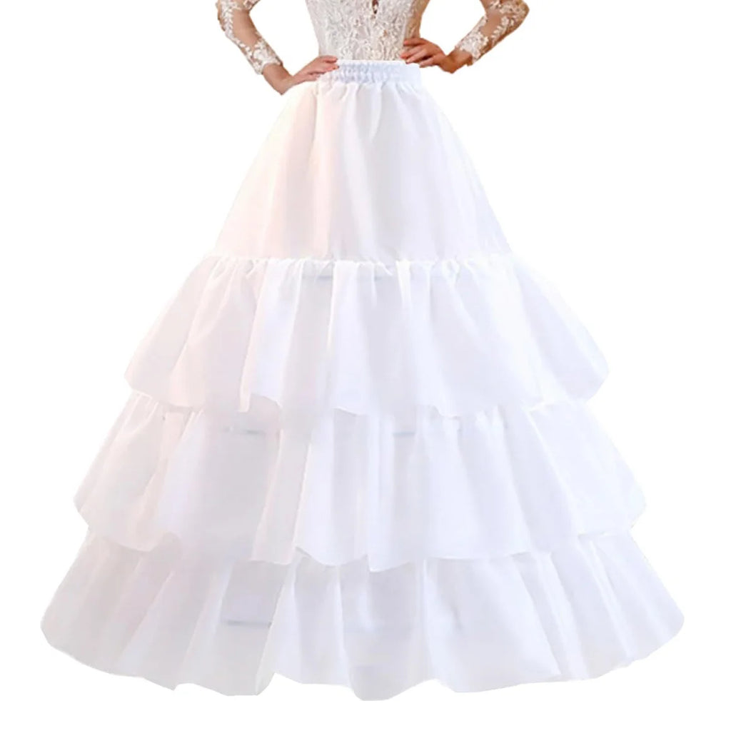 Bridal Wedding Petticoat Underskirt Ball Gown Crinoline Slip Underskirt Petticoats