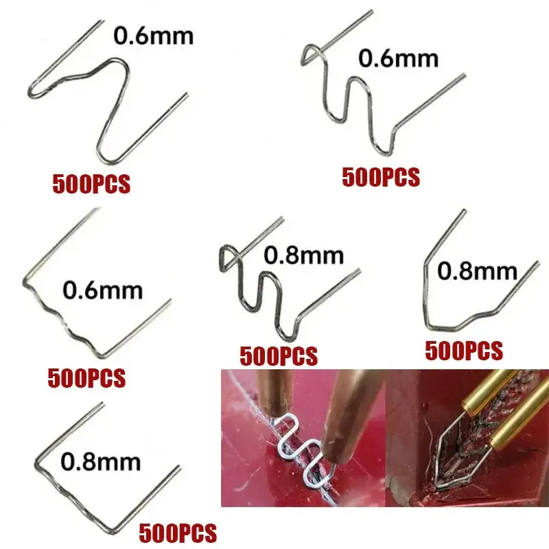 3000PCS Hot Stapler Staples For Plastic Welder Automotive Plastic Repair Machine Welding Wire Car Bumper Repair Welding Machine