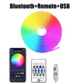 5V RGBIC Neon Strip Lights – Bluetooth USB LED Ribbon