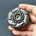 EDC Open Armor Metal Spinning Top – Magnetic Fidget Slider Toy for Adults | Stress Relief Spinner with Mecha Design & Smooth Rotation
