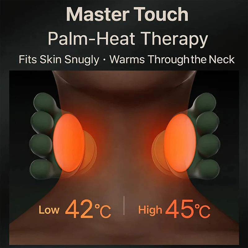 Bionic Neck Shoulder Massager N7 Kneading Pillow for Full Body Relief