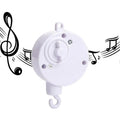 Wooden Baby Crib Mobile with Music Box Bell
