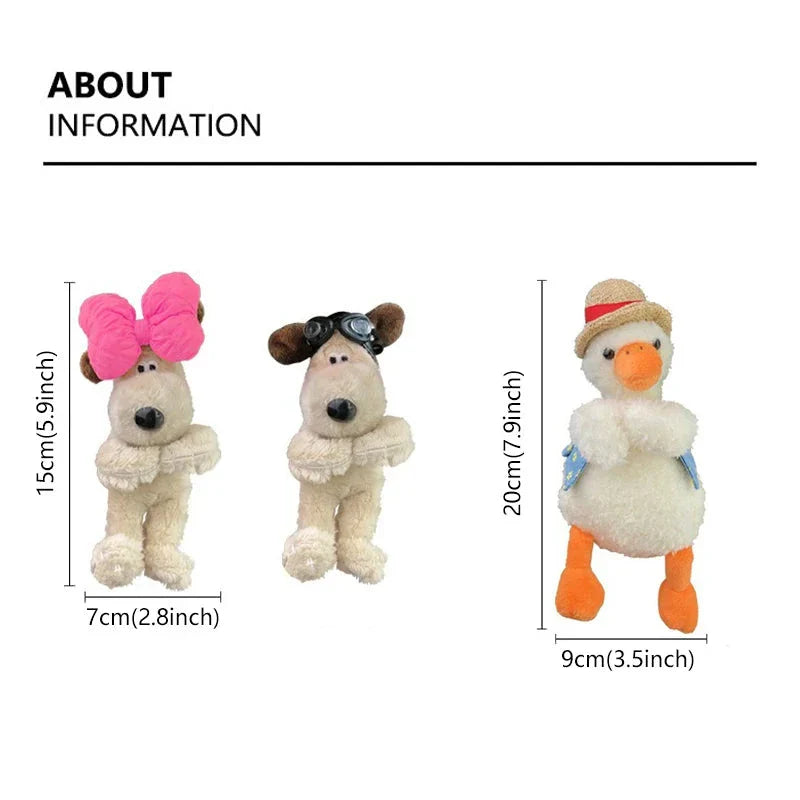Kawaii Plush Puppy Clutch Decoration – Cute Dog Car Wiper & Turn Signal Switch Ornament with Bowknot | Auto Interior Accessories