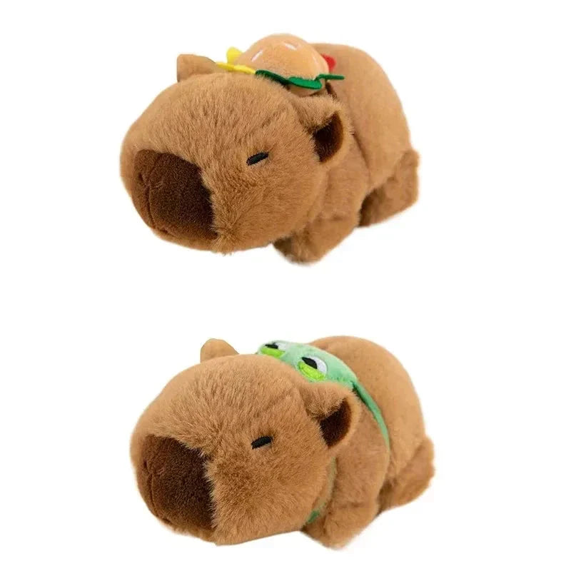 Kawaii Capybara Plush Slap Snap Wristband – Funny Kids Toy Bracelet