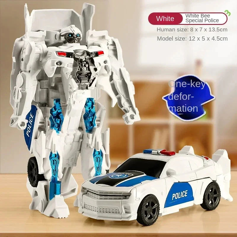 Transformation Car Robot Toy – One-Step Deformation Puzzle Model