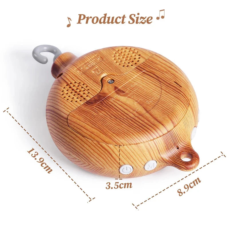 Revolving Music Box Baby Crib Soothing Toy