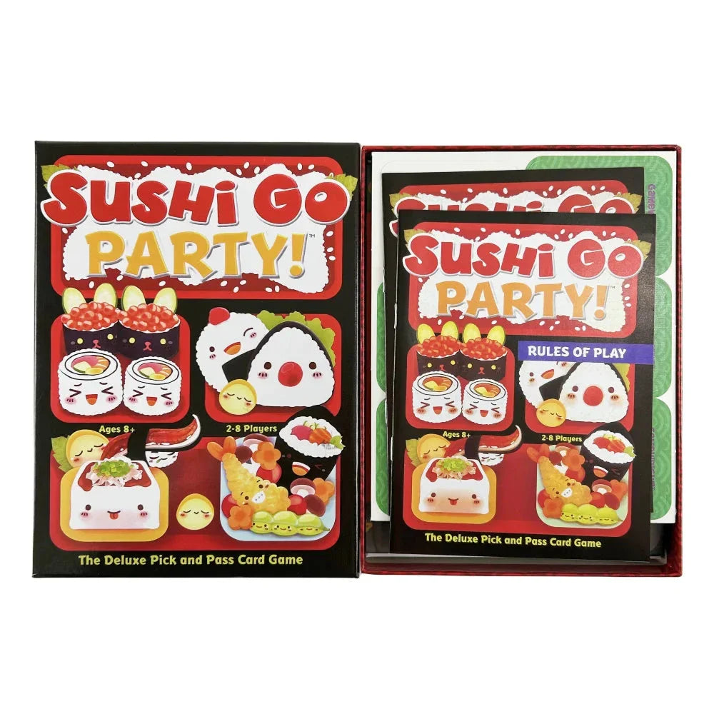 Sushi Go Card Game – Fun Family Party Board Game & Holiday Gift