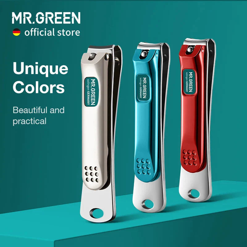MR.GREEN Stainless Steel Nail Clippers with Nail File