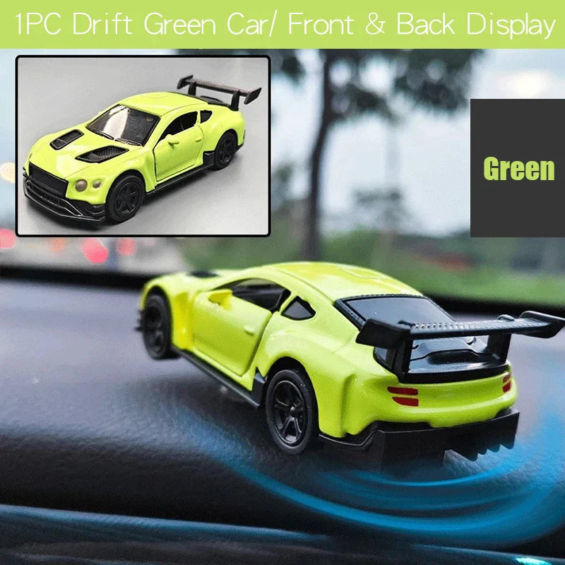 Drifting Car Model dashboard Swing Moving cool sports racing ornaments dash interior accessories decor items fun decorations men