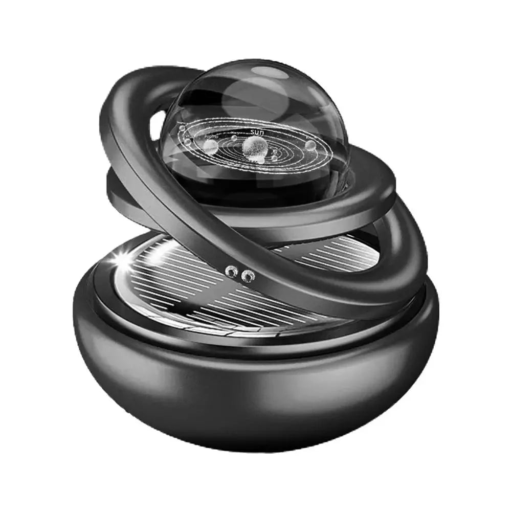 Solar Power Car Perfume – Rotating Aromatherapy Air Freshener & Car Decor