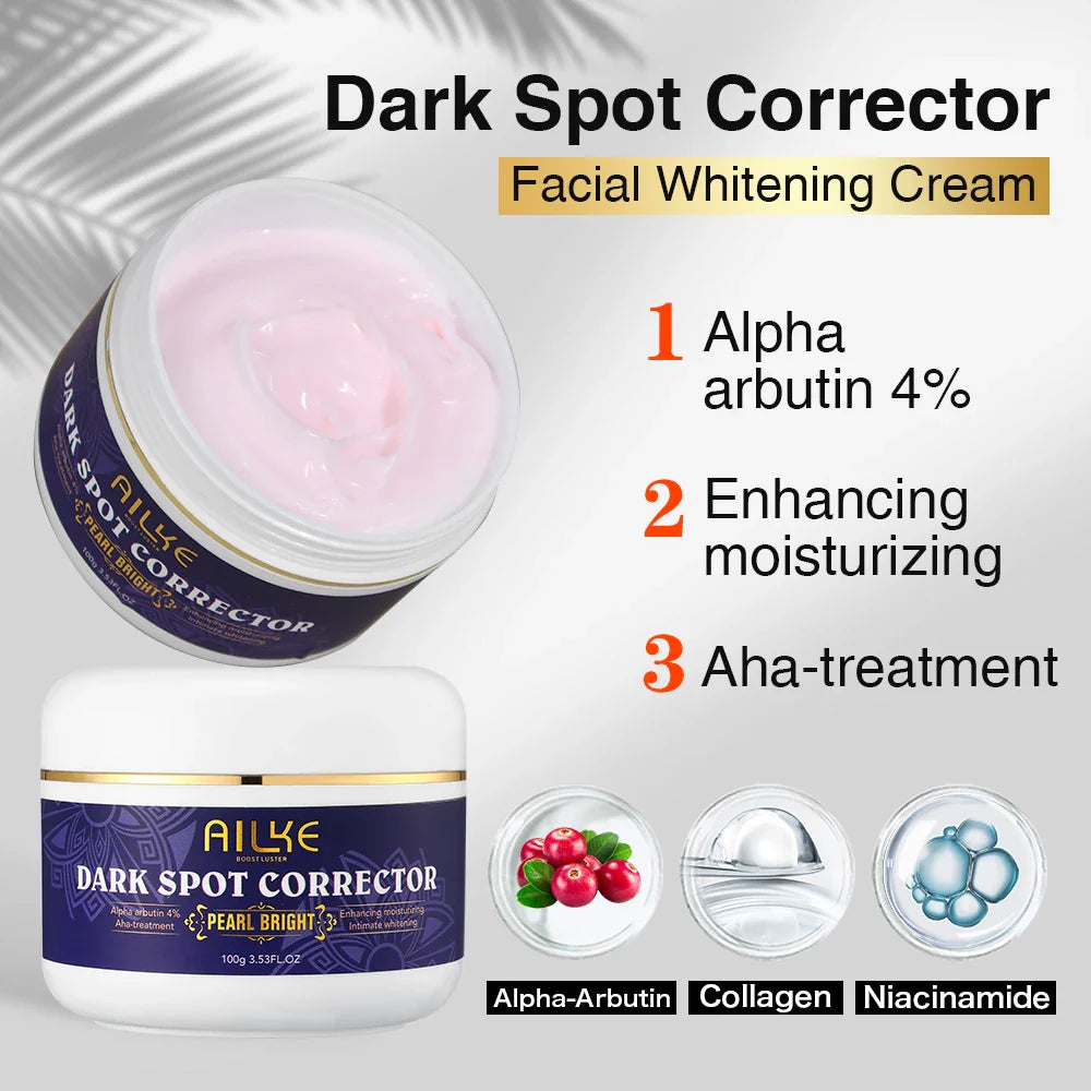 AILKE Glutathione 5-in-1 Women Skin Care Kit, With Body Lotion, Serum, Dark Spot Removal Cream, Body Cream, Brightening Soap