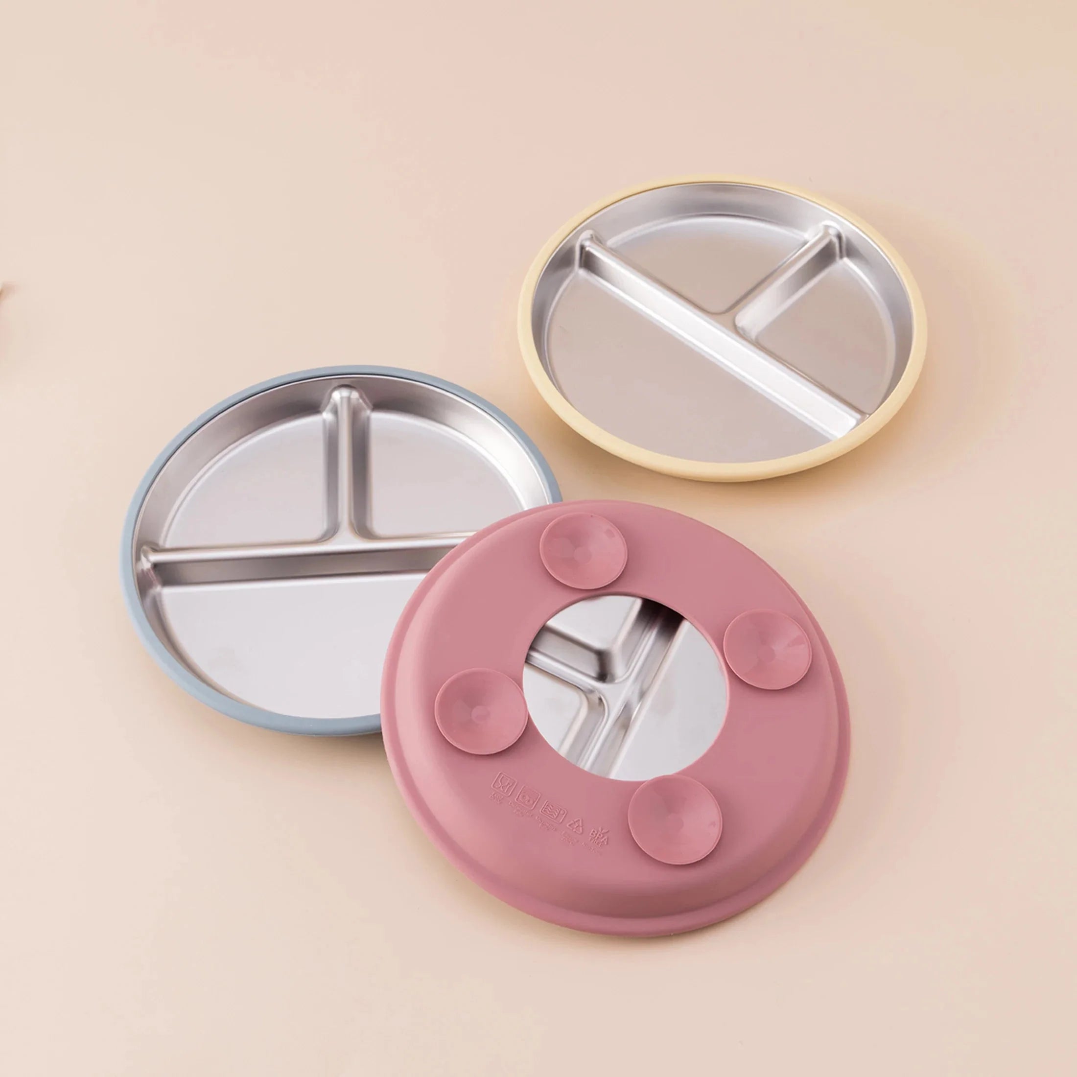 Stainless Steel Baby Feeding Set with Silicone Sucker