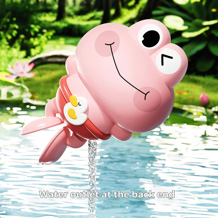 Children's Bath Toys - Clockwork Floating & Swimming Frogs | Fun & Safe for Kids