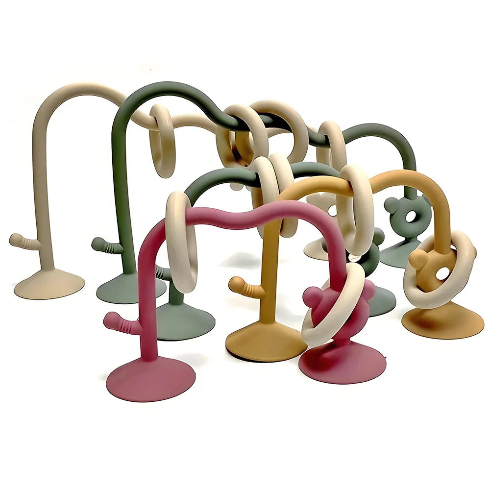 Silicone Desktop Bead Wrap Baby Learning Toy