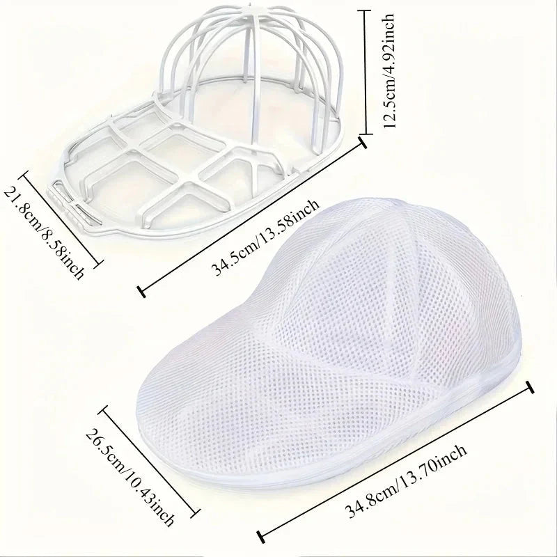 Hat Cleaner Cage with Mesh Bag – Baseball Cap Washer