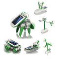 6-In-1 Solar-Powered Robot Kit - DIY Educational Toys for Kids, STEM Assembly Set