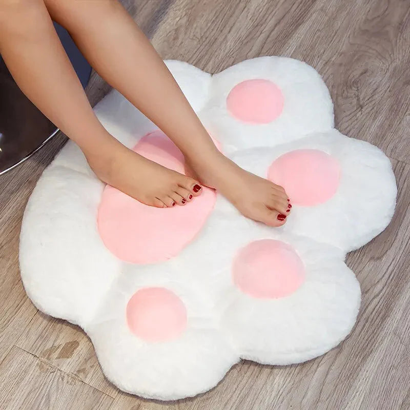 Kawaii Cat Paw Plush Toy – Soft Floor Cushion, Chair Pad & Nap Pillow