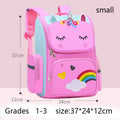 Kid Unicorn Backpack for Girls – Rainbow Eyes Waterproof School Bag