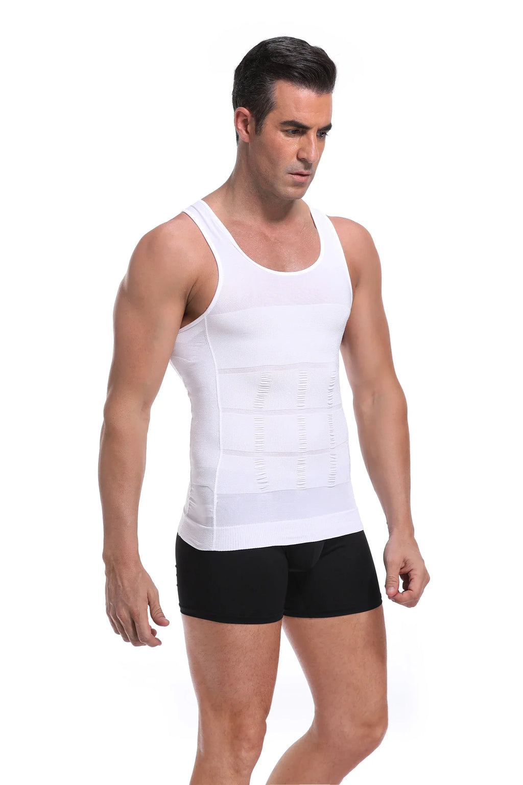Men's Slimming Body Shaper Vest - Streamlined Compression Support, Tummy & Chest Sculpting, Breathable Everyday Wear