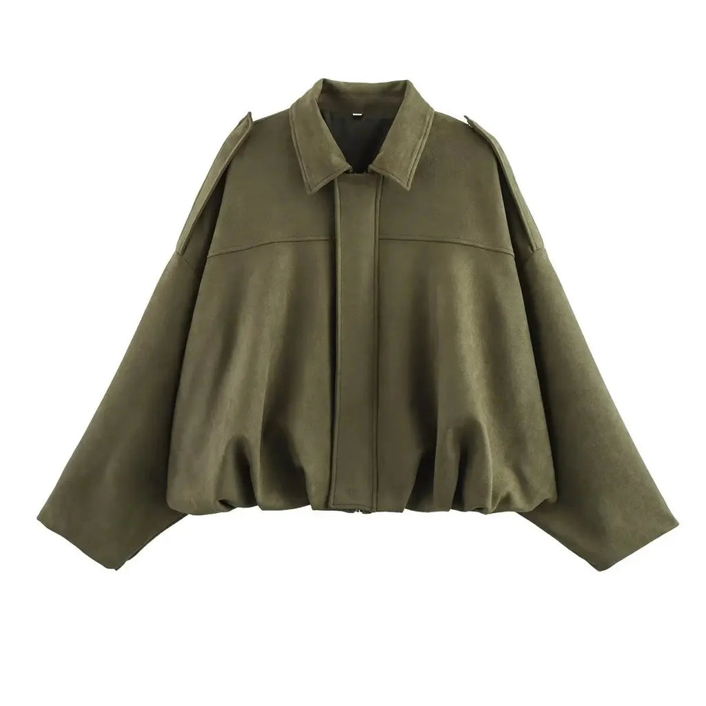 Autumn Jackets Women's 2025 New Fashion Autumn Elegant Loose Long Sleeve Women's Warm Coats Chic Street Youth Casual Jackets