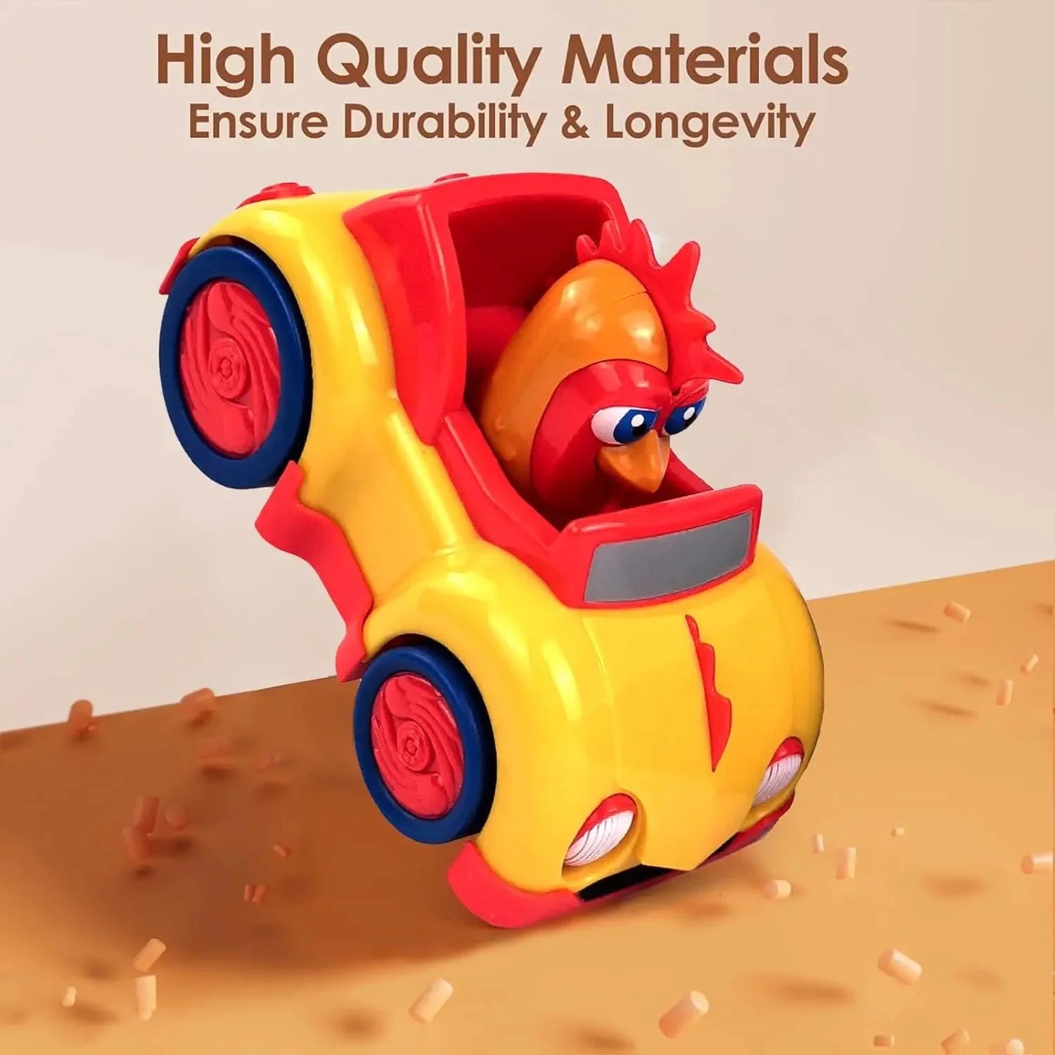La Granja De Zenon Bartolito Pull Back Car Toy for Kids 1-3 Years