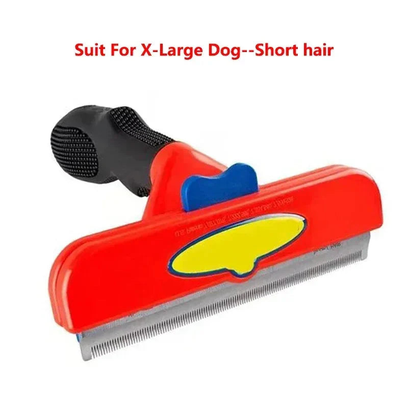Cat & Dog Hair Removal Comb – Professional Grooming Brush for Shedding Control, Massage & Cleaning | Stainless Steel Deshedding Tool