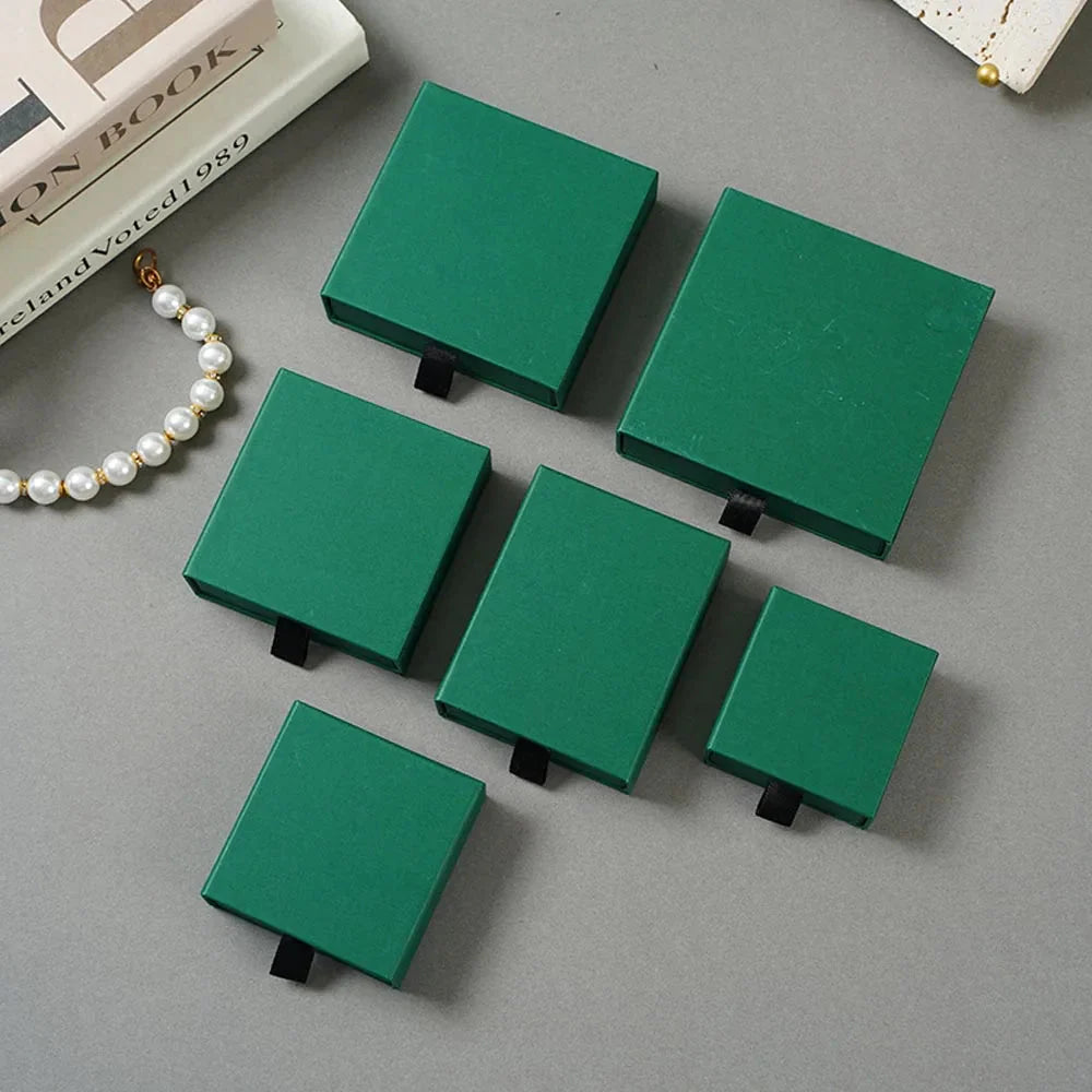 10pcs Paper Jewelry Gift Boxes for Rings, Earrings & Bracelets