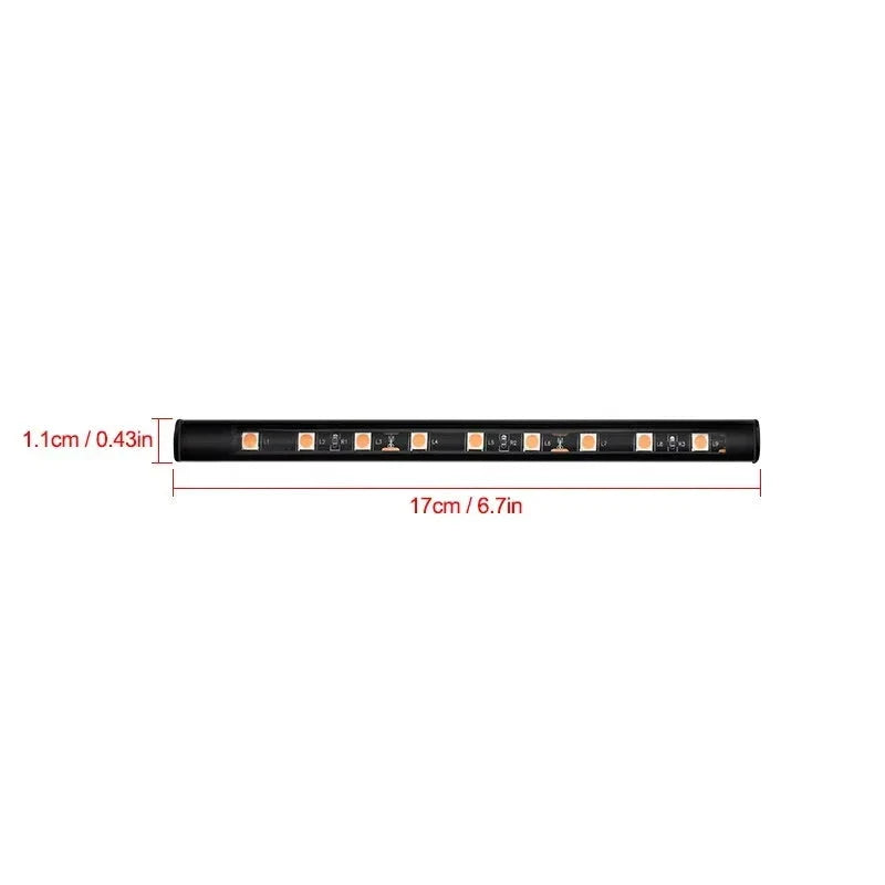 2-in-1 LED Car Neon Foot Light - USB & Cigarette Lighter Interior Ambient Lamp