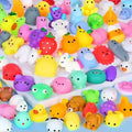 20PCS Cute Animal Squishy Toys – Soft Rubber Stress Relief Gifts