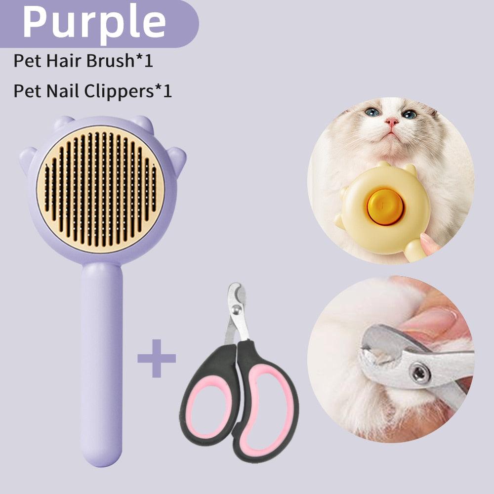 Cat Comb Massage Pet Magic Combs Hair Removal Cat and Dog Universal Needle Brush Pets Grooming Cleaning  Remove Supply Care Set  Pet Hair Cleaner Brush for Dogs Long or Short Hair Cats Pet Massage Brushes (Copy)