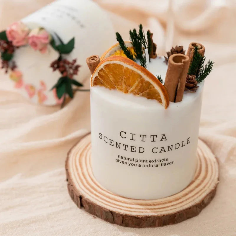10cm Soy Wax Scented Pillar Candle – Aromatherapy Candle for Stress Relief, Home Décor, and Romantic Gifts