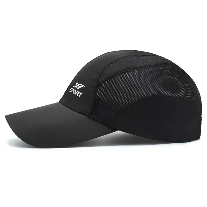 UV Protection Baseball Cap – Quick-Drying, Breathable Strapback for Hiking & Fishing