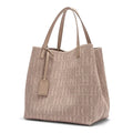 CHCH Large Capacity Black Knitted Tote Bag – Simple Shopping Handbag