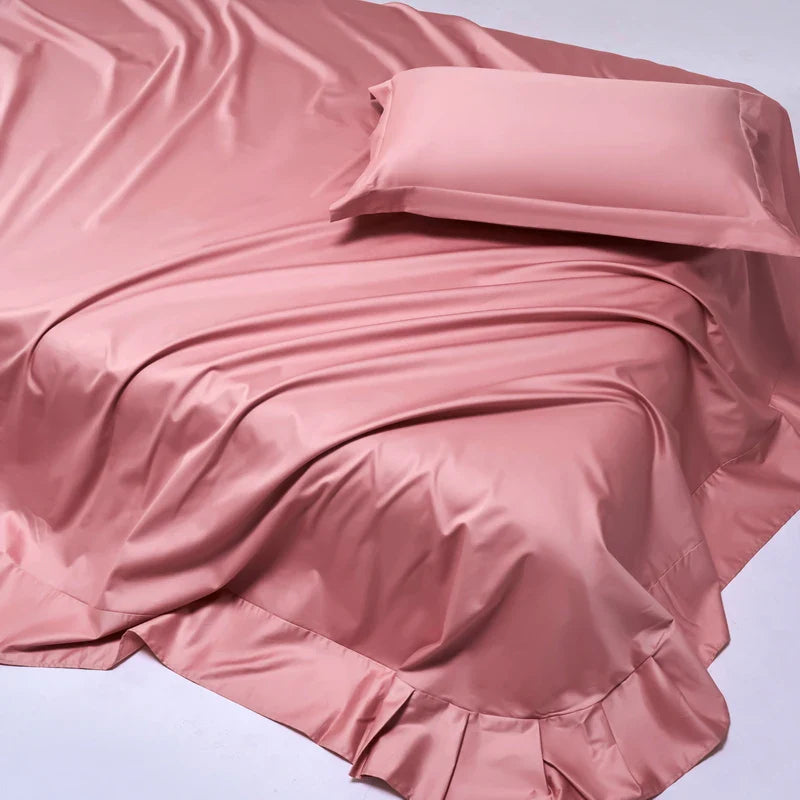 100% Egyptian Cotton Bed Sheet Set 1000TC Size Single, Double & Queen