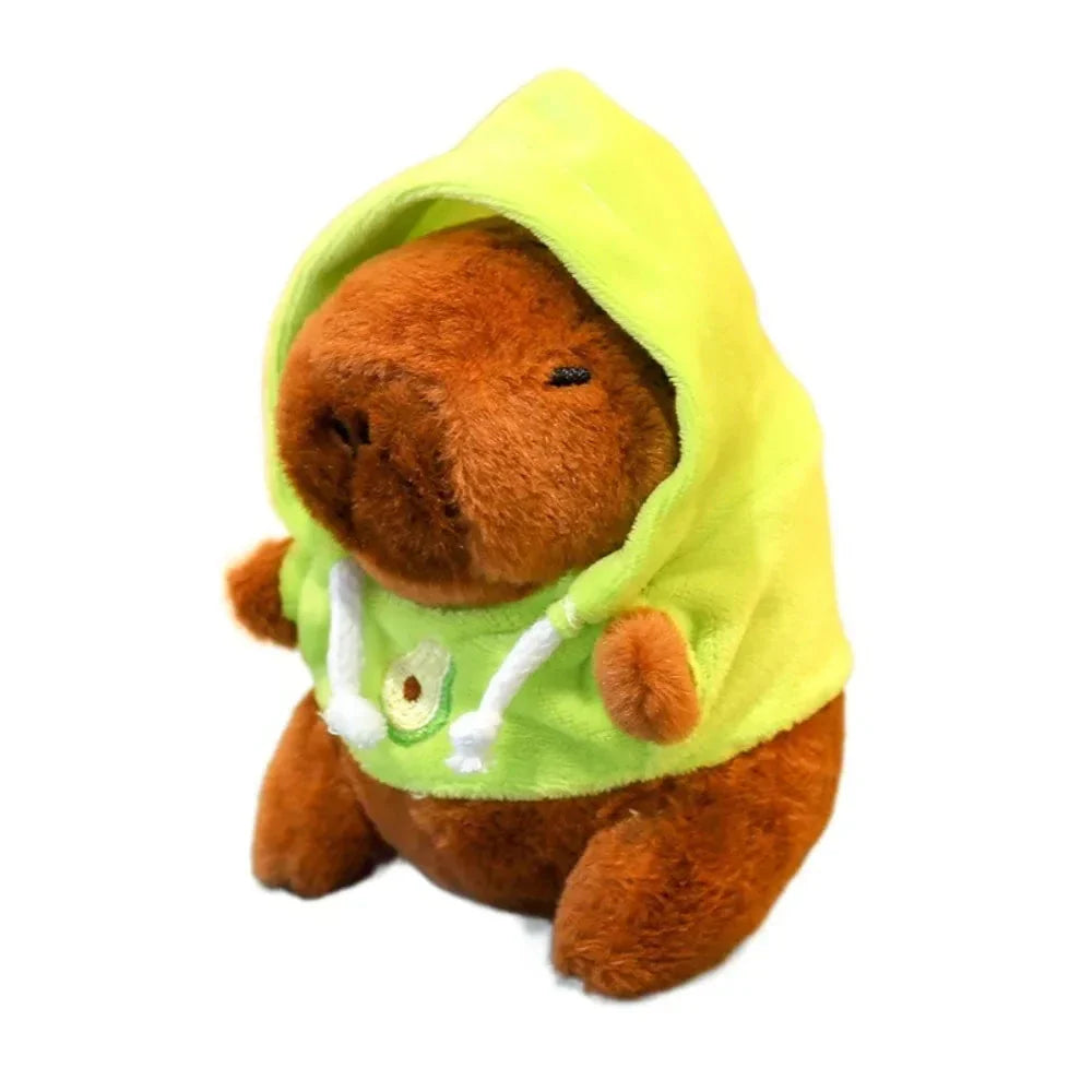 Cute Capybara Plush Toy Hoodie – Small Winged Stuffed Doll for Kids